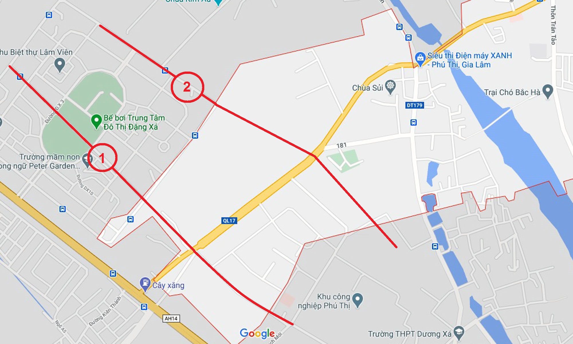 đường sẽ mở theo qui hoạch ở xã Phú Thị, Gia Lâm, Hà Nội - Ảnh 2.